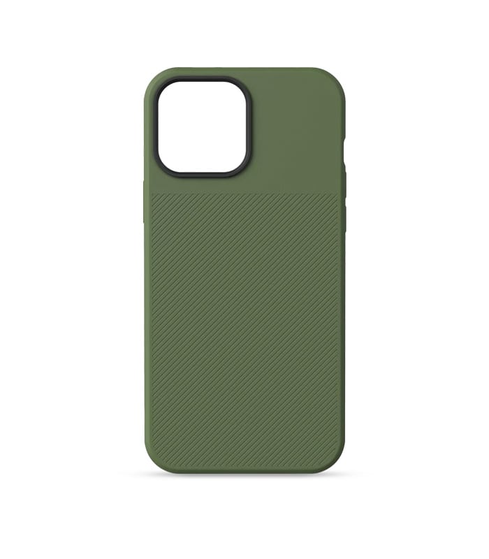 green-case-back iPhone 12 Pro Moment Case – Olive - 图片 1